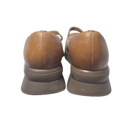 Vintage Y2K Steve Madden Jazmine Brown Leather Chunky Mary Jane Shoe Sz 7.5 B - Picture 15 of 16
